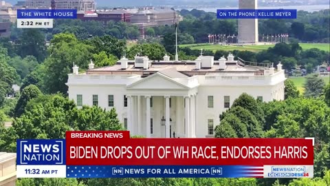 Trump reacts to Biden dropping out of 2024 race | NewsNation Now| NATION NOW ✅