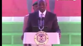 The president of Kenya is warning that the $$$ is going to collapse in a few weeks
