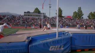 Aspen Fears for the pole vault clear at Arcadia 2023