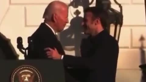 Biden and Macron tru love