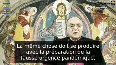 L'archevêque Vigano dénonce le Pizzagate, l'État profond, Epstein et le Mossad