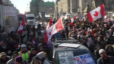 Prof Byram Bridle speaks at Ottawa Convoy Rally Feb 2022