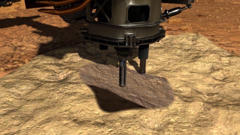NASA Mars 2020 Rover Sample Collection Animation