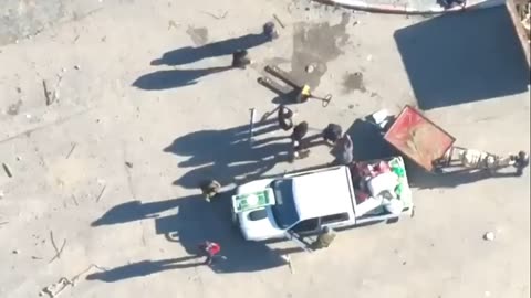 IDF releases footage of Hamas beating civilians and stealing aid in Gaza Strip