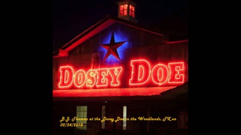 B.J. Thomas at the Dosey Does in the Woodlands, TX (02/24/2018)