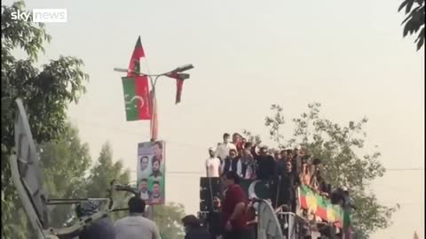 Imran Khan: The moment former Pakistan PM was shot during rally