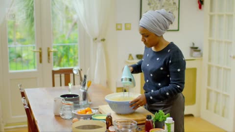 Orange Scented Polenta Cake Nadiya's British Food Adventure Episode 4 - BBC Two