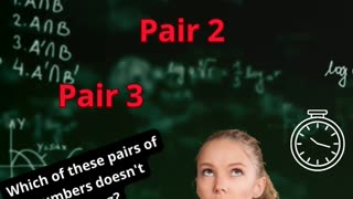 Math. Find the ODD Pair!