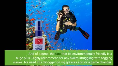 Customer Reviews: Mask Defog Reef Friendly Defogger Coating Anti Fog Mask for Glasses, Snorke...