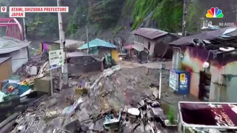 At Least 20 People Missing After Huge Landslides in Japan
