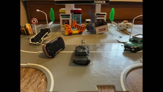 Tank Rampage!!! (TOMICA CARS STOP MOTION VIDEO)