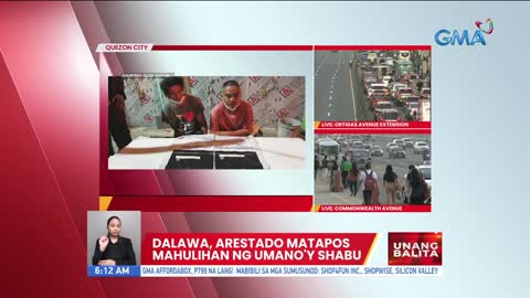 Dalawa, arestado matapos mahulihan ng umano'y shabu _ UB_1