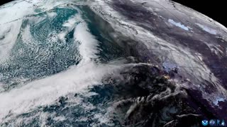 Satellite imagery shows another high impact storm approaching California