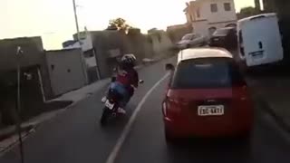 Motorcycle chase