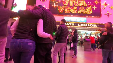 Las Vegas Fremont Street Selena singer