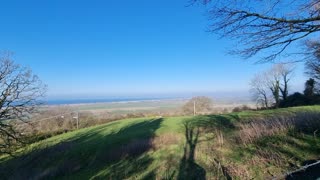 View Looking Down On North Wales Coast Region.