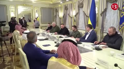 Ukraine's Zelenskiy meets Saudi Arabia.