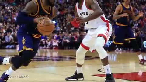 Lebron Injured After Alley Oop From Kyrie Irving