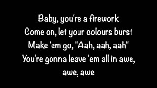 Firework Katy Perry With Lyrics