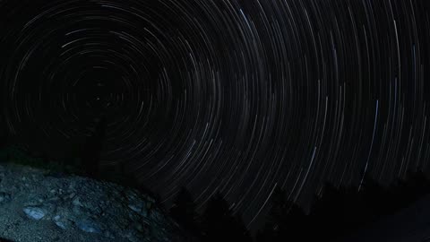 Six Rivers National Forest - Time Lapse Thunder Storm and Star Trails