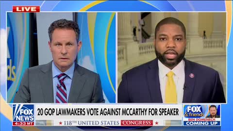 Fox News Anchor Presses Rep. Byron Donalds On Republicans Failing To Rally Behind Speaker