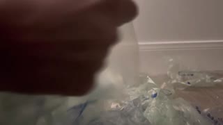 ASMR - POPPING 50 Sealed Air Pouches in Less than 1 Minute - CHALLENGE
