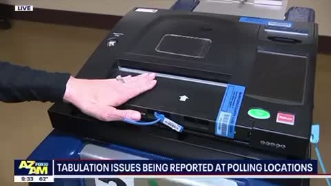 AZ Reports Problems with Voting Machines at 20% of Location