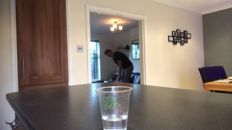 Golf Pitch Trick Shot in Water Cup