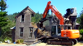 That old burned out house: