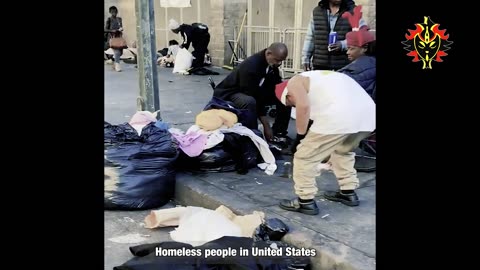 Sad reality of homeless people in the United States