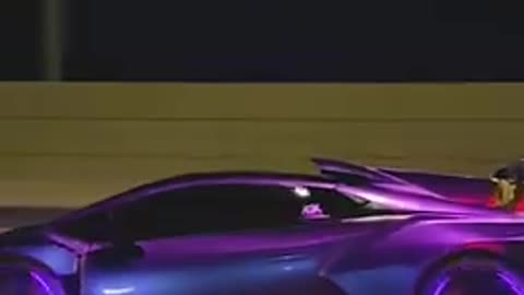 Cleanest Lamborghinis Riding Hard In The Streeets At Night
