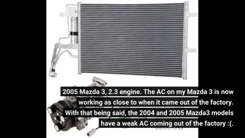 A/C Kit w/AC Compressor Condenser & Drier For Mazda 3 & 5 w/ 5-Groove Pulley - BuyAutoParts 60-...