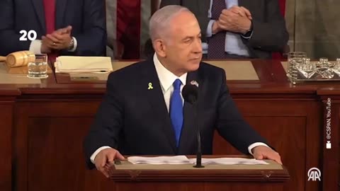 "His Excellency" Netanyahu (war criminal) gets 58 applauds in his 56 minutes from US congress