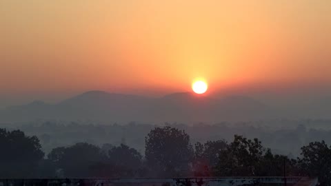 timelapse of sun rising up in the sky 2021