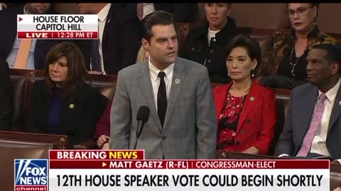 Matt Gaetz Blasts McCarthy To His Face, Forced Gavel Pounding & Order Called In The People's House
