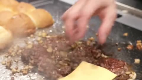 Sliders for Charlie 🍔 #cooking #fyp #food #burger Ingredients - 6 soft slider buns