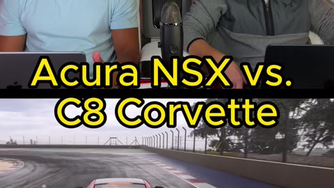 NSX vs. C8 Corvette