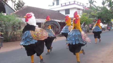 Hindu Festival procession in India