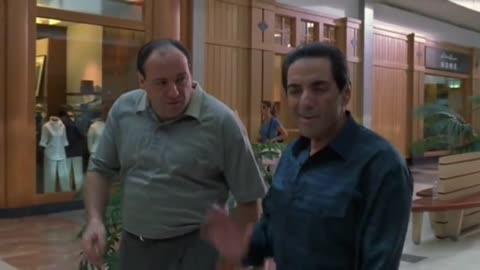 Tony and Richie talk in the shop - The Sopranos HD