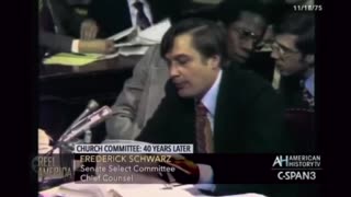 Church Committee hearing snippet