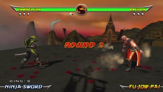 Mortal Kombat Armageddon - Chameleon Playthrough on PS2