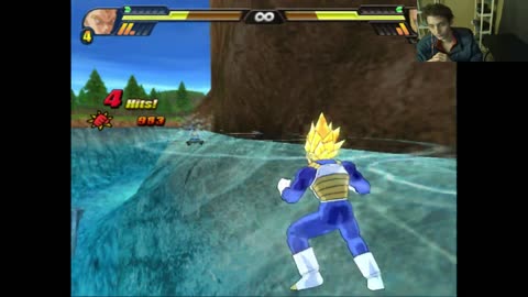 Android 18 VS Vegeta On The Very Strong Difficulty In A Dragon Ball Z Budokai Tenkaichi 3 Battle