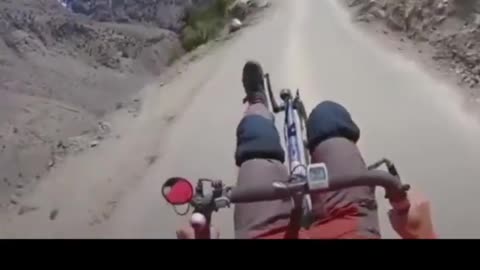 Thrilling | Cycling Dangerously | Classic adventure #viral #trending #youtube #shorts