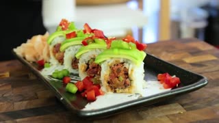 Kimchi Duck Sushi Roll Spicy