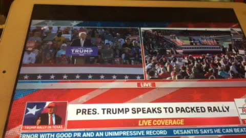 President Trump speech to packed Waco crowd