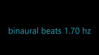 binaural beats 1 70 hz