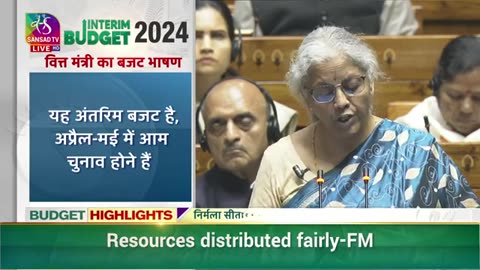 Union Budget 2024 LIVE: FM Nirmala Sitharaman presents Interim Budget 2024