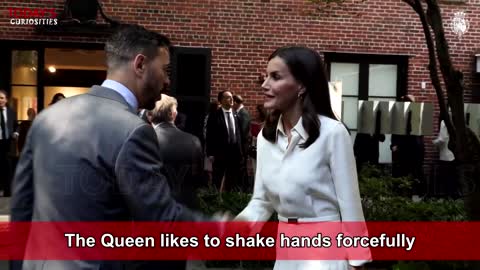 Queen Letizia's Curious Donald Trump-Style Handshake