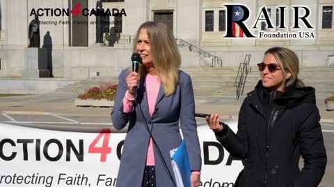 Tania Gaw speech at Barry Neufeld protest, Supreme Court, Ottawa