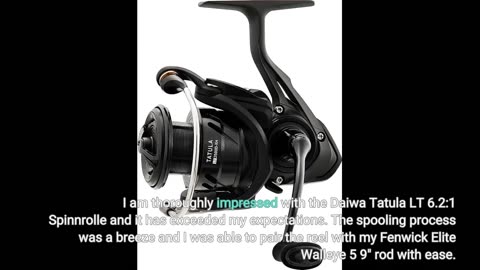 Honest Reviews: Daiwa Tatula LT 6.2:1 Spinnrolle für Links- und Rechtshänder, TALT3000D-CXH